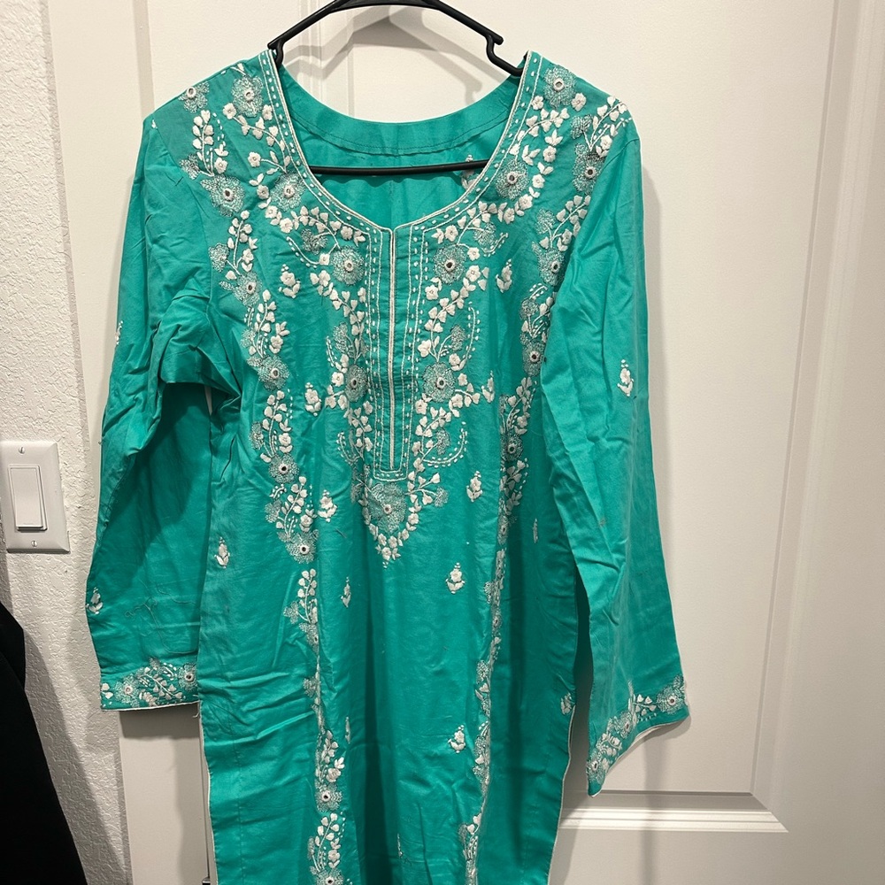 Indian Pakistani embroided Shirt